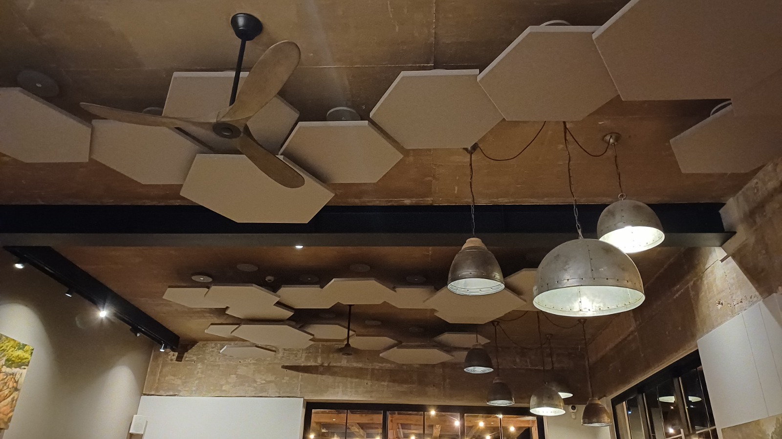 Sound absorbing ceiling panels 2